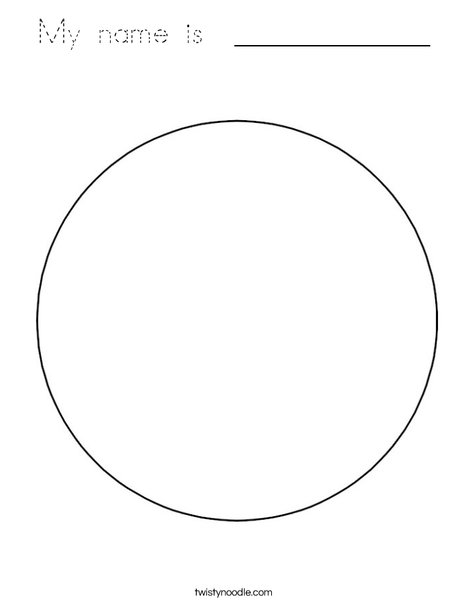 Circle 2 Coloring Page