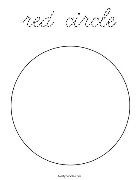 Circle 2 Coloring Page