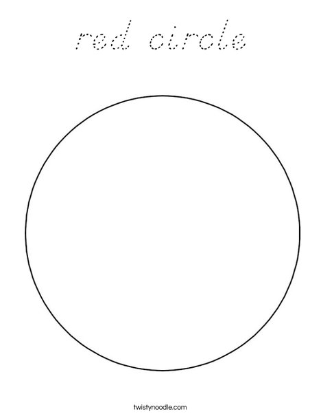 Circle 2 Coloring Page