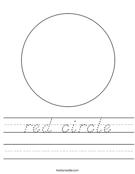 Circle 2 Worksheet