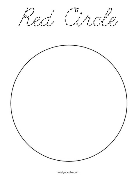 Circle 2 Coloring Page