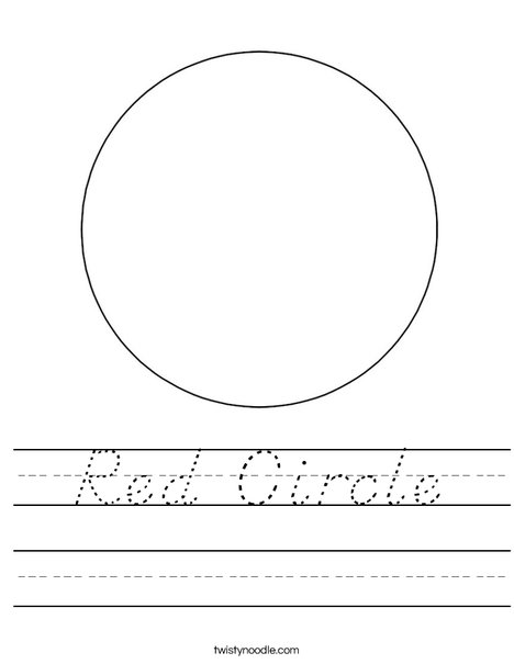 Circle 2 Worksheet