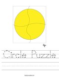 Circle Puzzle Worksheet
