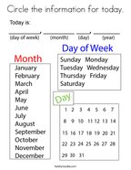 days of the week coloring pages twisty noodle