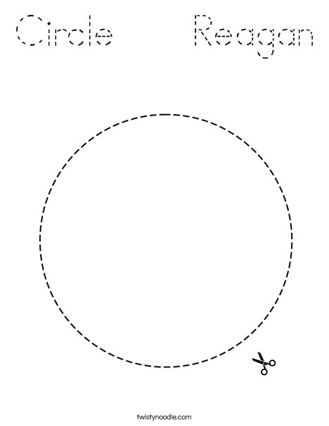 Circle Coloring Page