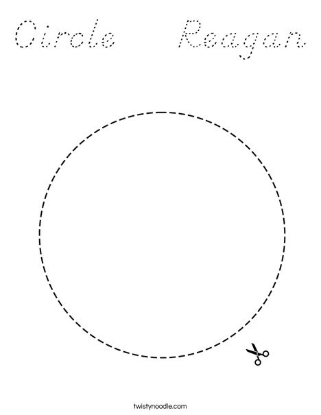 Circle Coloring Page