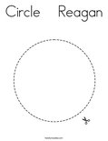 Circle    Reagan Coloring Page
