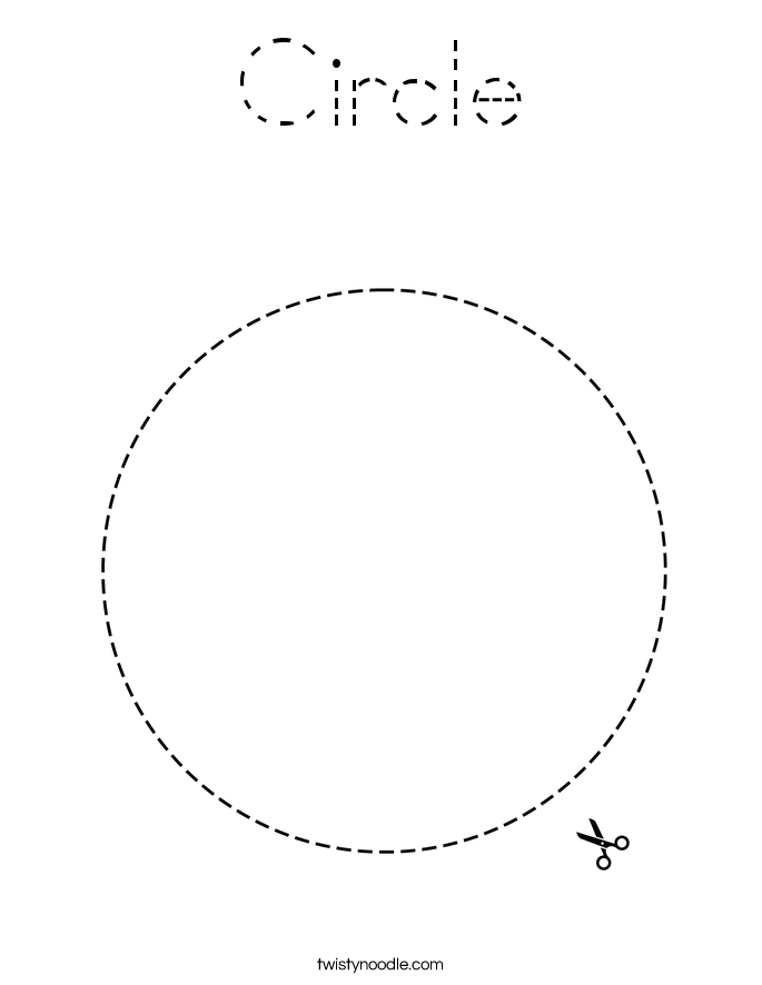 Circle Coloring Page
