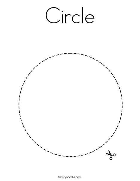 Circle Coloring Page