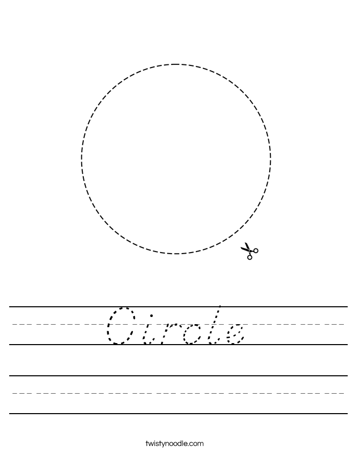 Circle Worksheet