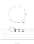 Circle Worksheet