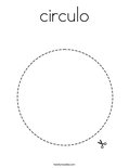circulo Coloring Page