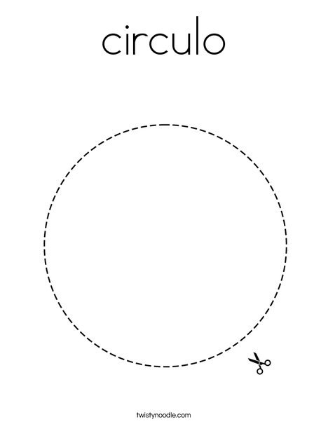 Circle Coloring Page