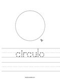 circulo Worksheet