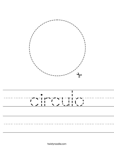 Circle Worksheet