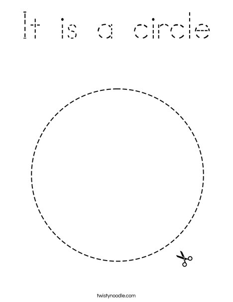 Circle Coloring Page