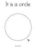 It is a circle Coloring Page