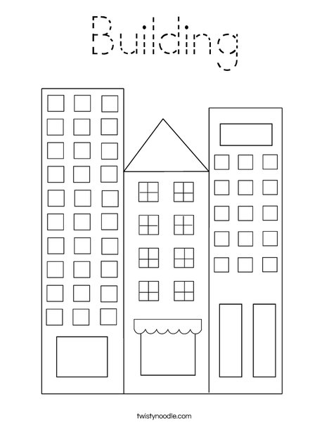 City Coloring Page