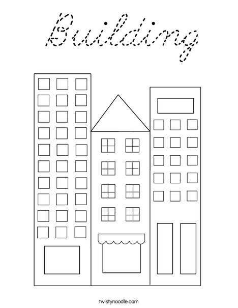 City Coloring Page