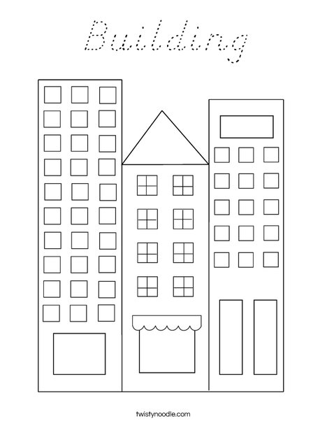 City Coloring Page
