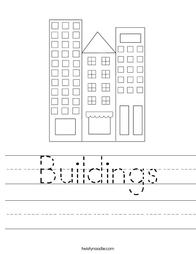Buildings Worksheet