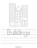 Buildings Worksheet