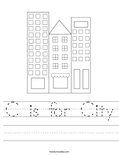C is for City Worksheet