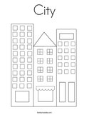 City Coloring Page