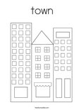 townColoring Page