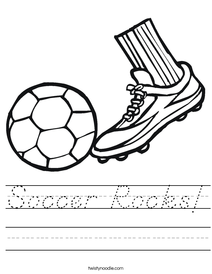 Soccer Rocks! Worksheet