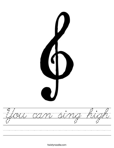 Clef Worksheet