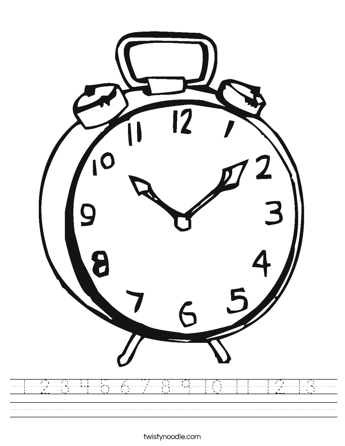 1 2 3 4 5 6 7 8 9 10 11 12 13  Worksheet