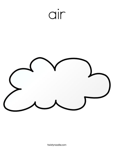 It is cloudy Coloring Page