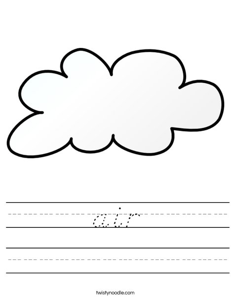 It is cloudy Worksheet