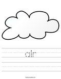 air Worksheet