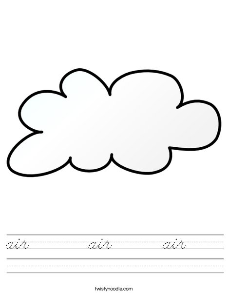 It is cloudy Worksheet