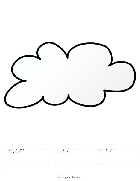 It is cloudy Worksheet