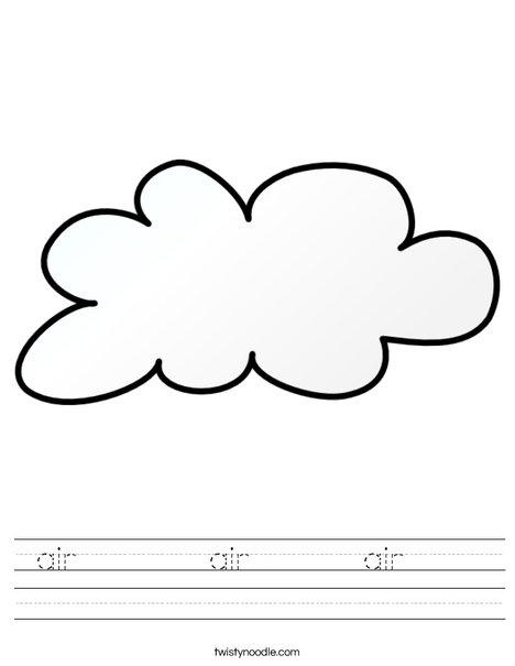 It is cloudy Worksheet