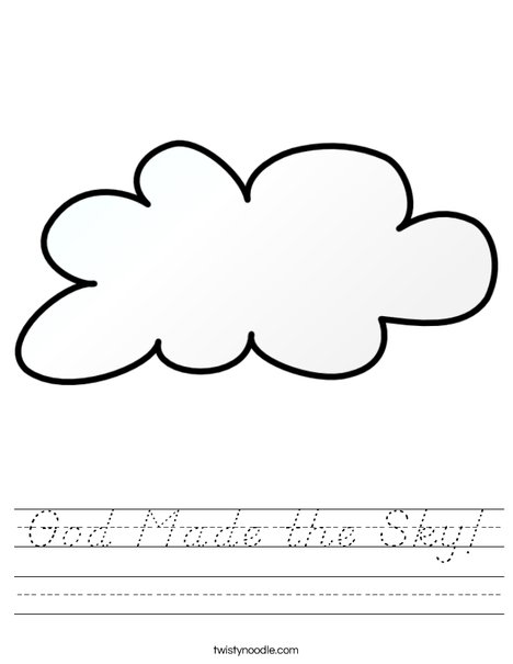 It is cloudy Worksheet