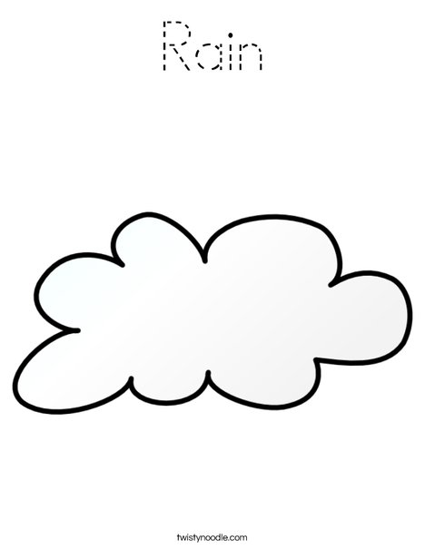It is cloudy Coloring Page
