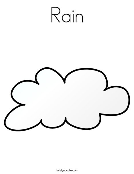 It is cloudy Coloring Page