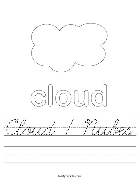 Cloud Worksheet