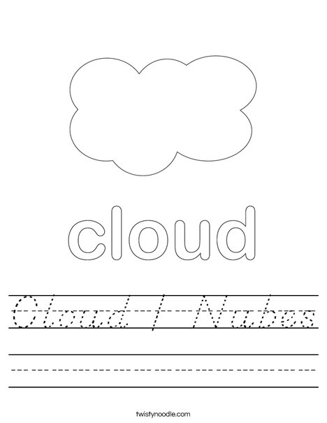 Cloud Worksheet