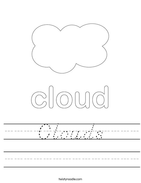 Cloud Worksheet