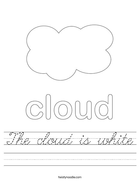 Cloud Worksheet