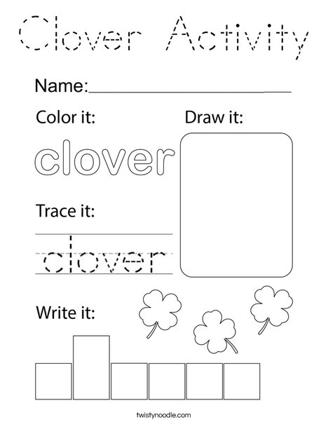 Clove Activity Coloring Page
