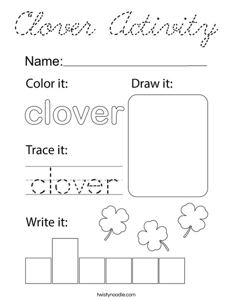 Clove Activity Coloring Page