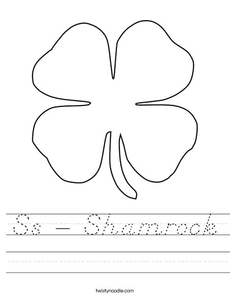 Clover Worksheet