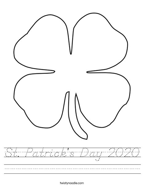 Clover Worksheet