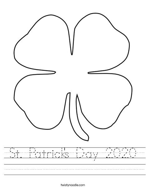 Clover Worksheet